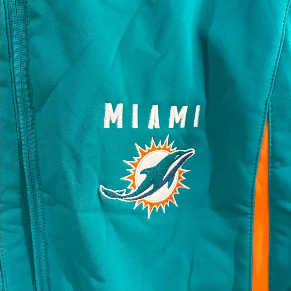 NWT!NFL G-III apparel Miami Dolphins jacket fully zips fleece lined #Football - Picture 3 of 11